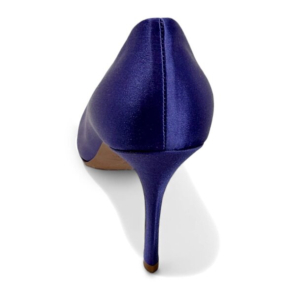 Valentino Garavani Womens One Stud 100mm Violet Satin Pumps -Size EU 38- (0574) - Picture 7 of 16